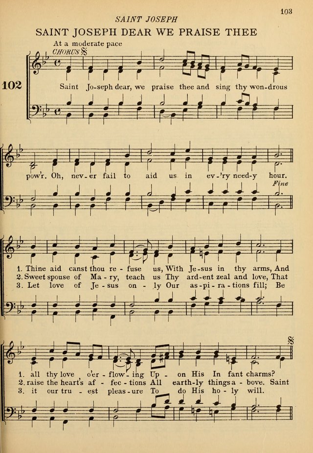 The De La Salle Hymnal: for Catholic schools and choirs page 105