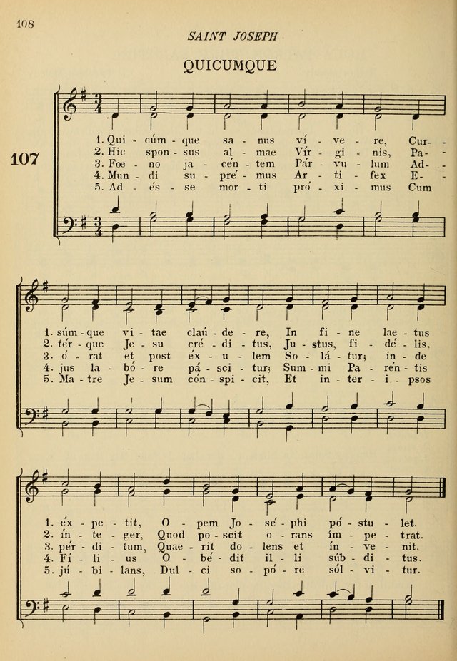 The De La Salle Hymnal: for Catholic schools and choirs page 110