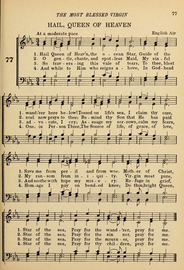 The De La Salle Hymnal: for Catholic schools and choirs page 77