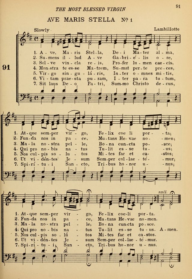 The De La Salle Hymnal: for Catholic schools and choirs page 93