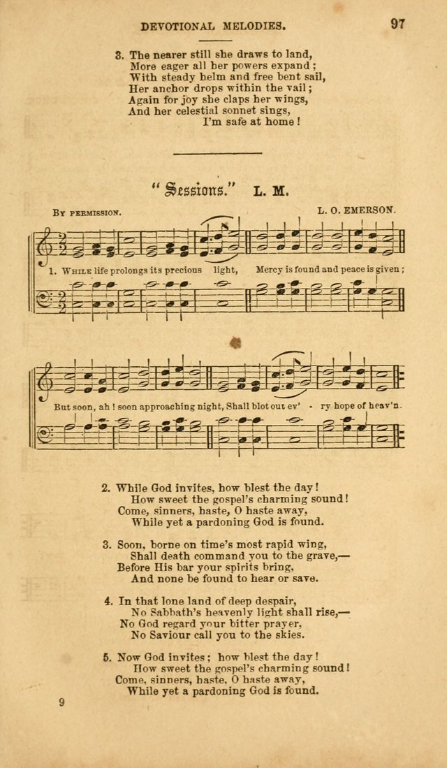 Devotional Melodies: or, a collection of original and selected tunes and hymns, designed for congregational and social worship. (2nd ed.) page 104