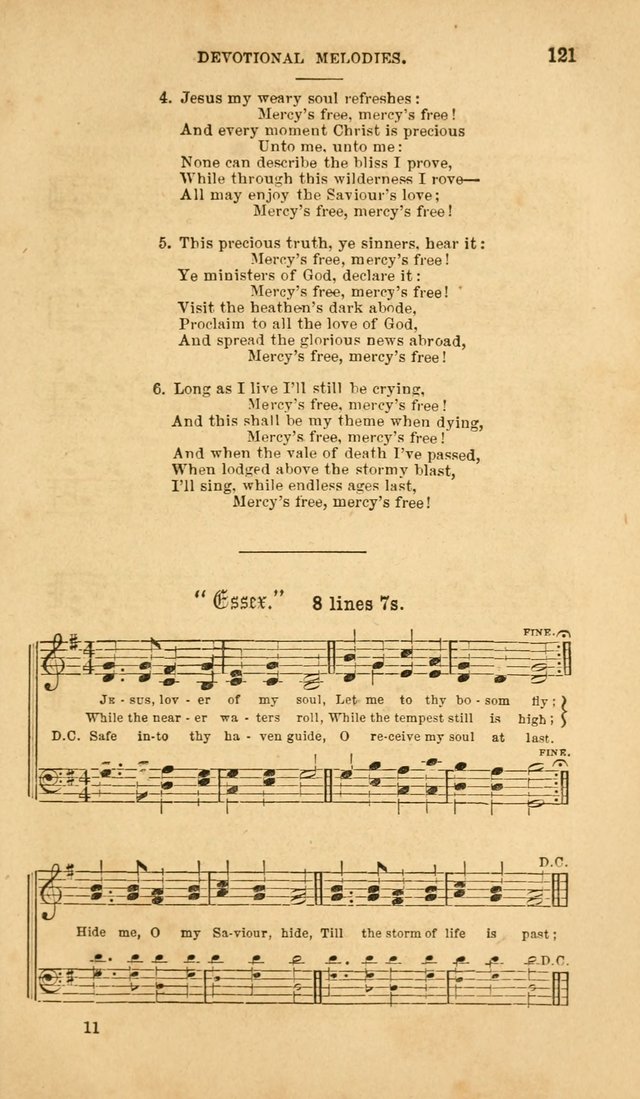 Devotional Melodies: or, a collection of original and selected tunes and hymns, designed for congregational and social worship. (2nd ed.) page 128