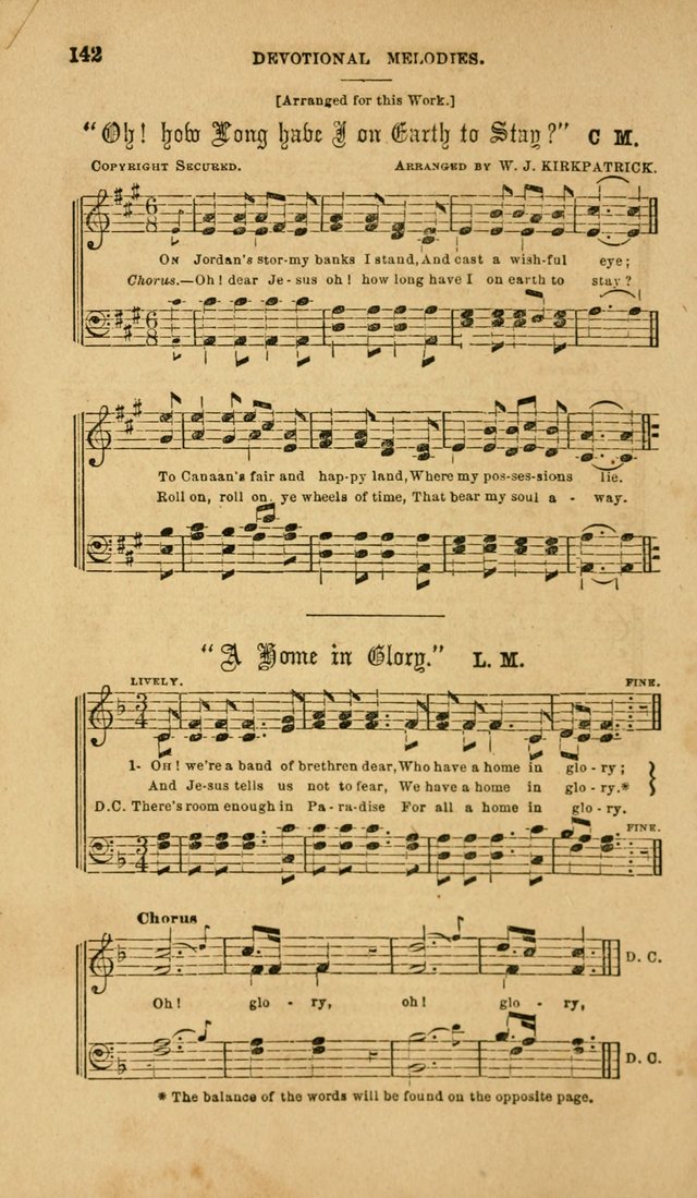 Devotional Melodies: or, a collection of original and selected tunes and hymns, designed for congregational and social worship. (2nd ed.) page 149