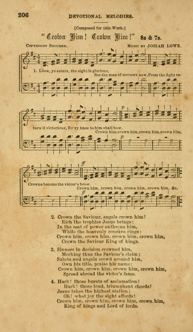 Devotional Melodies: or, a collection of original and selected tunes and hymns, designed for congregational and social worship. (2nd ed.) page 213