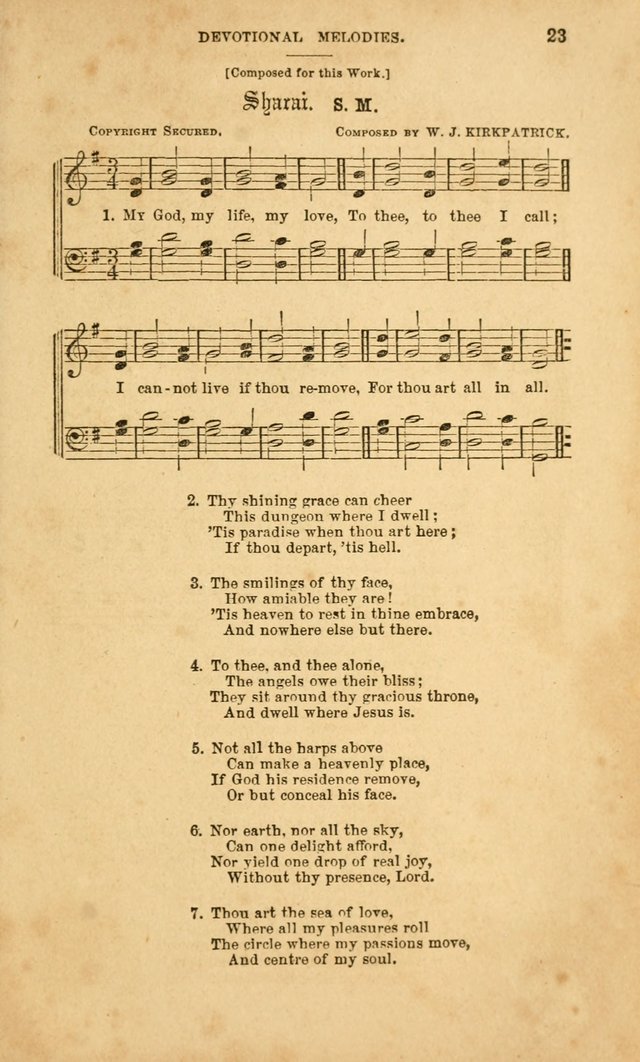 Devotional Melodies: or, a collection of original and selected tunes and hymns, designed for congregational and social worship. (2nd ed.) page 30