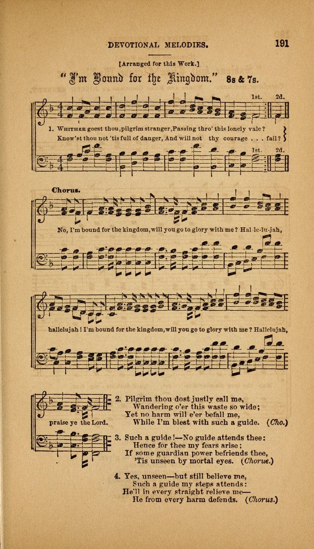 Devotional Melodies; or, a collection of original and selected tunes and hymns, designed for congregational and social worship. (3rd ed.) page 192