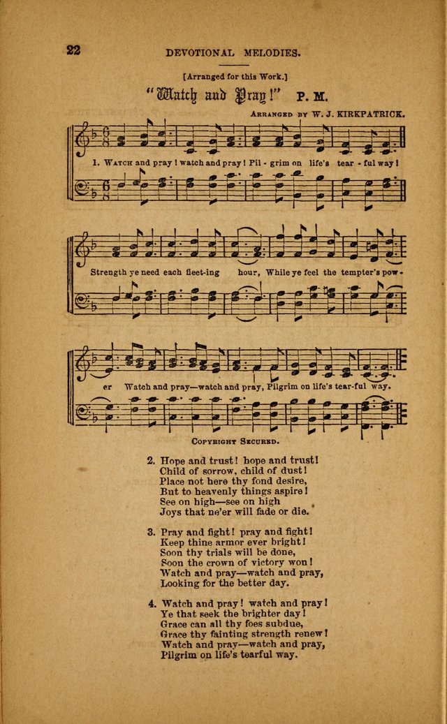 Devotional Melodies; or, a collection of original and selected tunes and hymns, designed for congregational and social worship. (3rd ed.) page 23