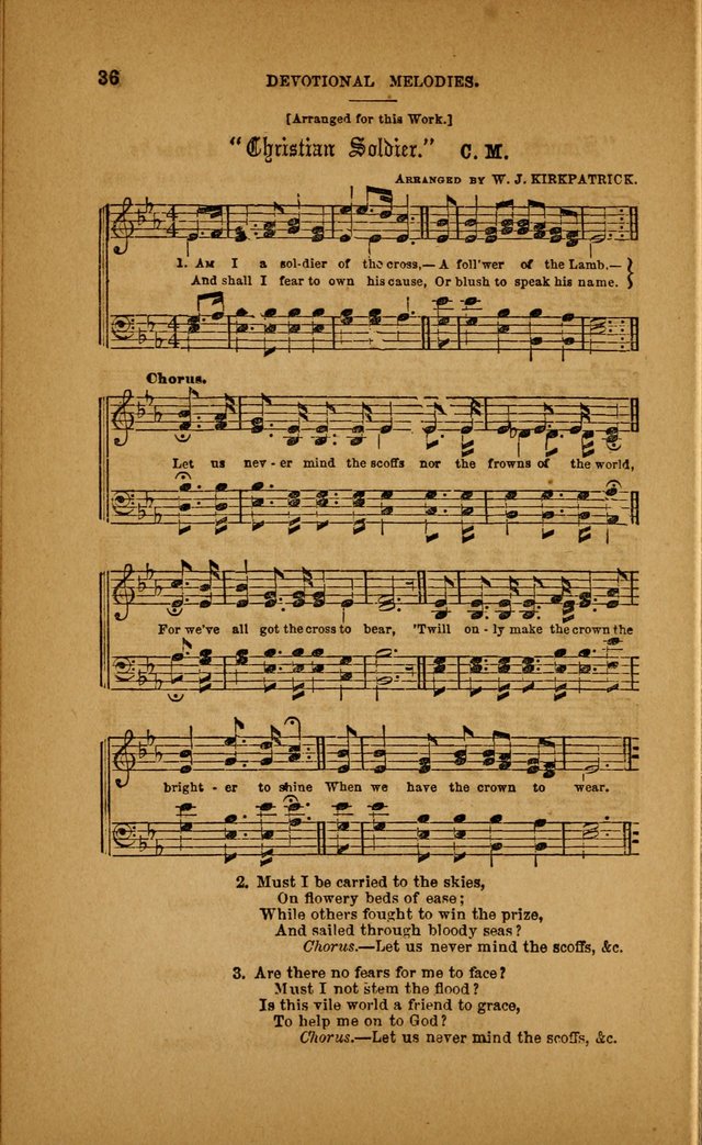 Devotional Melodies; or, a collection of original and selected tunes and hymns, designed for congregational and social worship. (3rd ed.) page 37