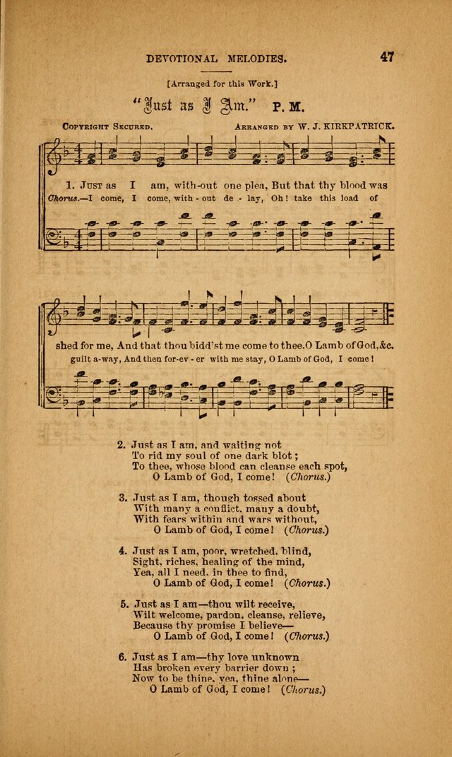 Devotional Melodies; or, a collection of original and selected tunes and hymns, designed for congregational and social worship. (3rd ed.) page 48