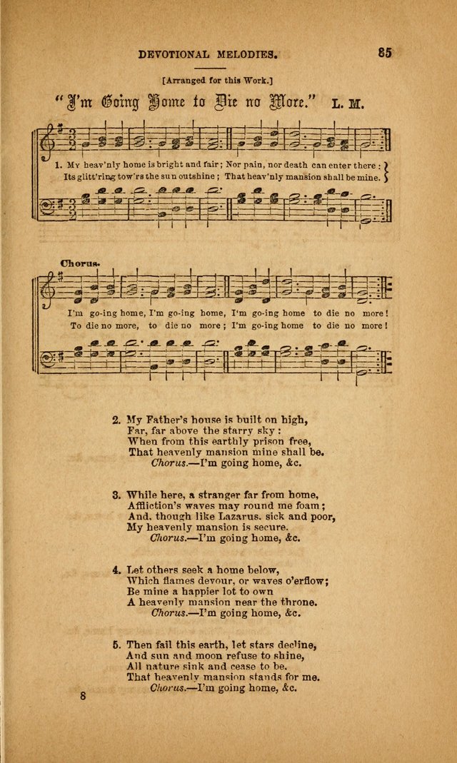 Devotional Melodies; or, a collection of original and selected tunes and hymns, designed for congregational and social worship. (3rd ed.) page 86