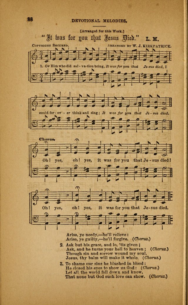 Devotional Melodies; or, a collection of original and selected tunes and hymns, designed for congregational and social worship. (3rd ed.) page 89