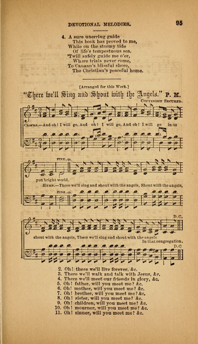 Devotional Melodies; or, a collection of original and selected tunes and hymns, designed for congregational and social worship. (3rd ed.) page 96