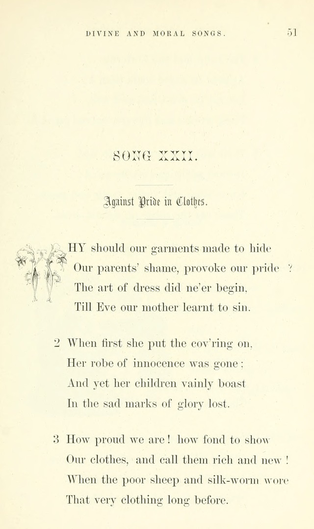 Divine and Moral Songs: attempted in easy language for the use of children with some additional composures page 55