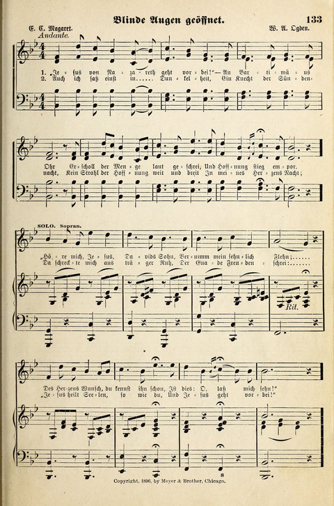 Die Palme No. 3: für Kirchen-Chöre, Sänger, u.s.w. page 133