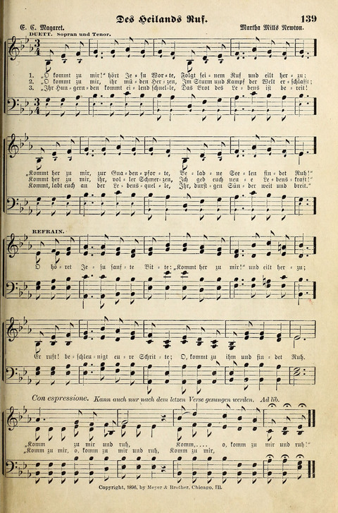 Die Palme No. 3: für Kirchen-Chöre, Sänger, u.s.w. page 139