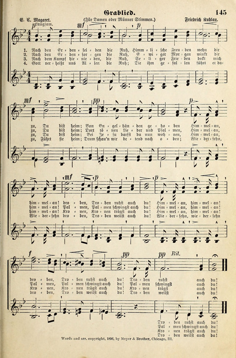 Die Palme No. 3: für Kirchen-Chöre, Sänger, u.s.w. page 145