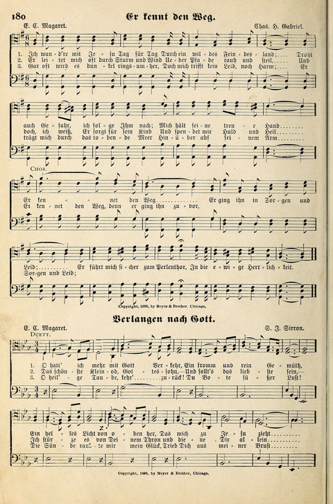 Die Palme No. 3: für Kirchen-Chöre, Sänger, u.s.w. page 180