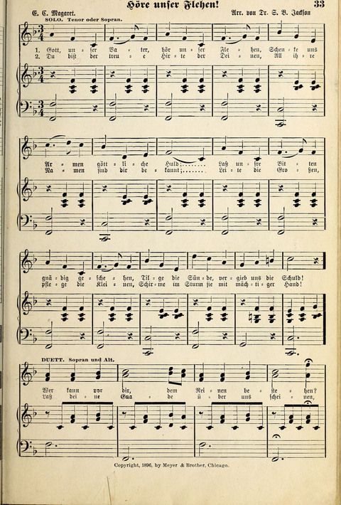 Die Palme No. 3: für Kirchen-Chöre, Sänger, u.s.w. page 33