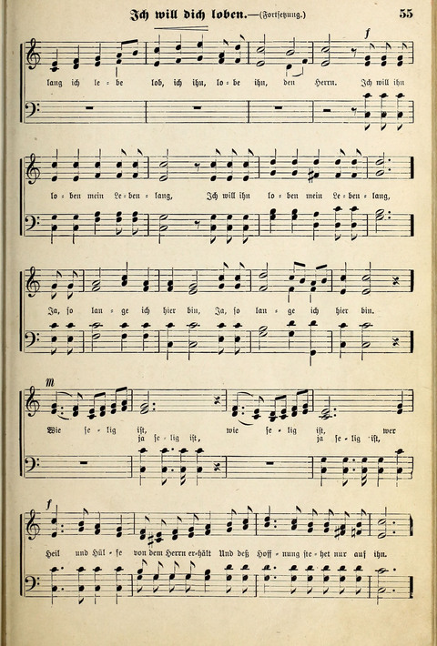 Die Palme No. 3: für Kirchen-Chöre, Sänger, u.s.w. page 55