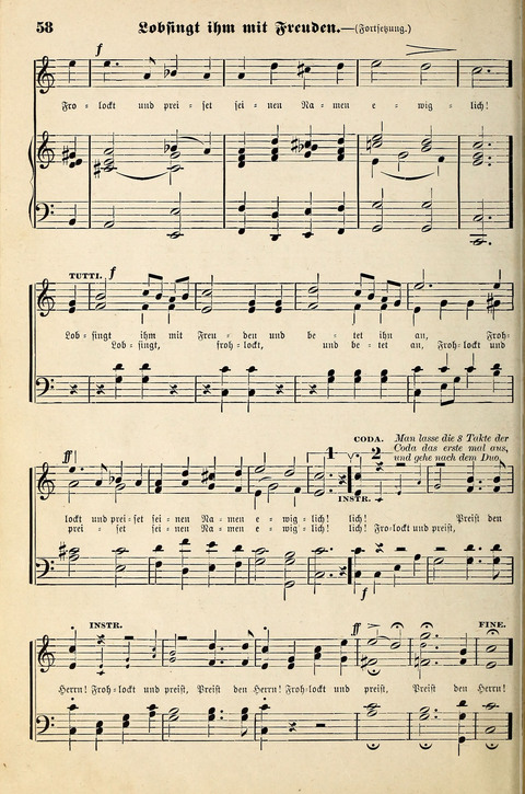 Die Palme No. 3: für Kirchen-Chöre, Sänger, u.s.w. page 58