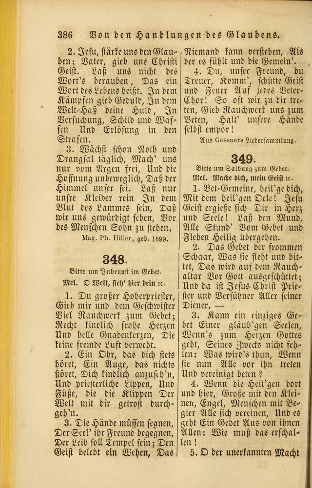 Die Psalmen Davids: nebst einer Sammlung Geistlicher lieder für Oeffentlichen und Privat-Gottesdienst page 388
