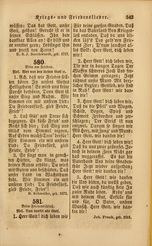 Die Psalmen Davids: nebst einer Sammlung Geistlicher lieder für Oeffentlichen und Privat-Gottesdienst page 545