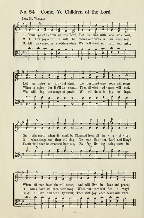 Deseret Sunday School Songs page 54