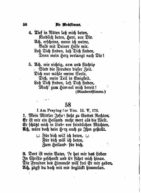 Die Weckstimme: Eine Sammlung geistlicher Lieder für jugendliche Sänger (8th ed.) page 48