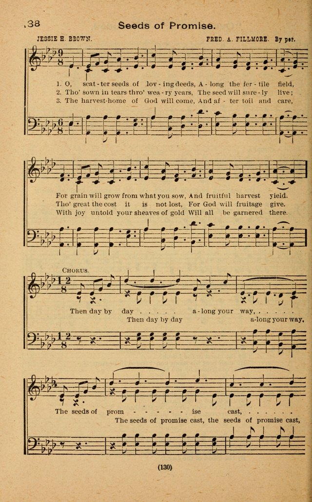 The Evangelist No. 3: for revival, praise and prayer meetings or Sunday schools  (Music edition) page 130