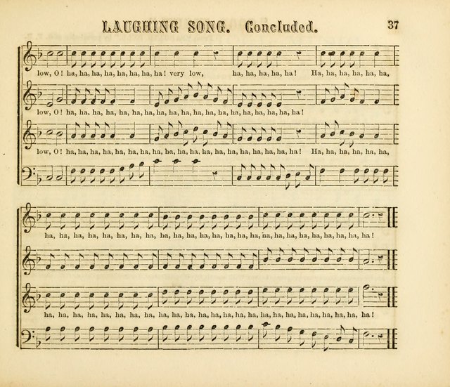 Early Blossoms: a collection of music for Sabbath schools, with rudiments page 37