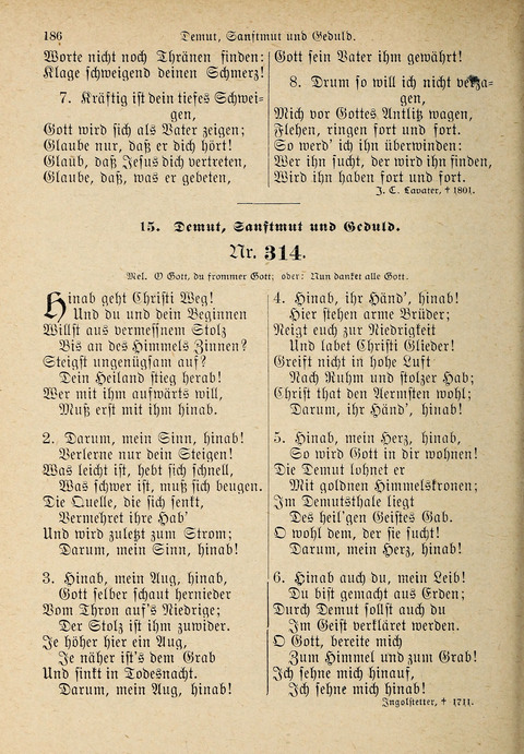 Evangelisches Gesangbuch: für die deutschen Congregational-Gemeinden von Nork-Amerika page 186