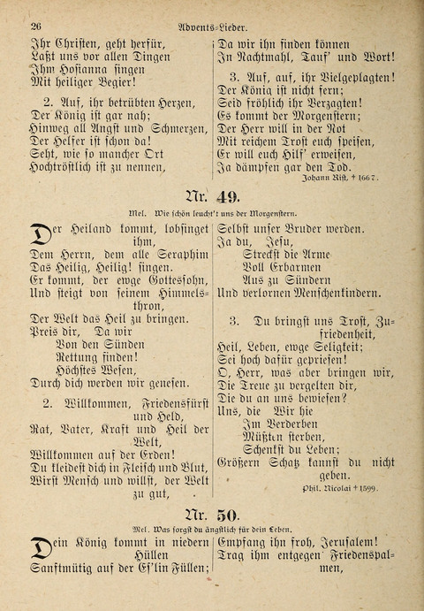 Evangelisches Gesangbuch: für die deutschen Congregational-Gemeinden von Nork-Amerika page 26