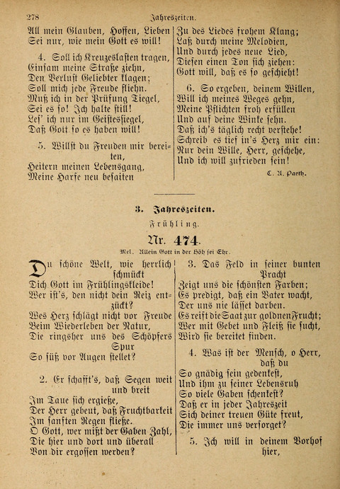 Evangelisches Gesangbuch: für die deutschen Congregational-Gemeinden von Nork-Amerika page 278