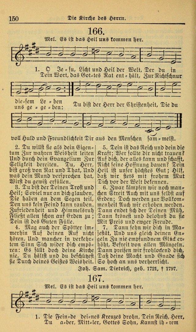 Evangelisches Gesangbuch: herausgegeben von der Deutschen Evangelischen Synode von Nord-Amerika (Revidierte Ausgabe) page 159