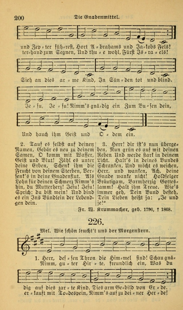 Evangelisches Gesangbuch: herausgegeben von der Deutschen Evangelischen Synode von Nord-Amerika (Revidierte Ausgabe) page 209