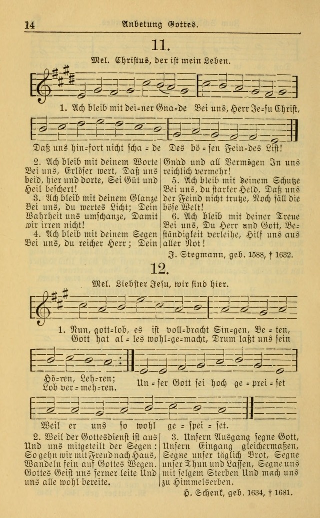 Evangelisches Gesangbuch: herausgegeben von der Deutschen Evangelischen Synode von Nord-Amerika (Revidierte Ausgabe) page 23