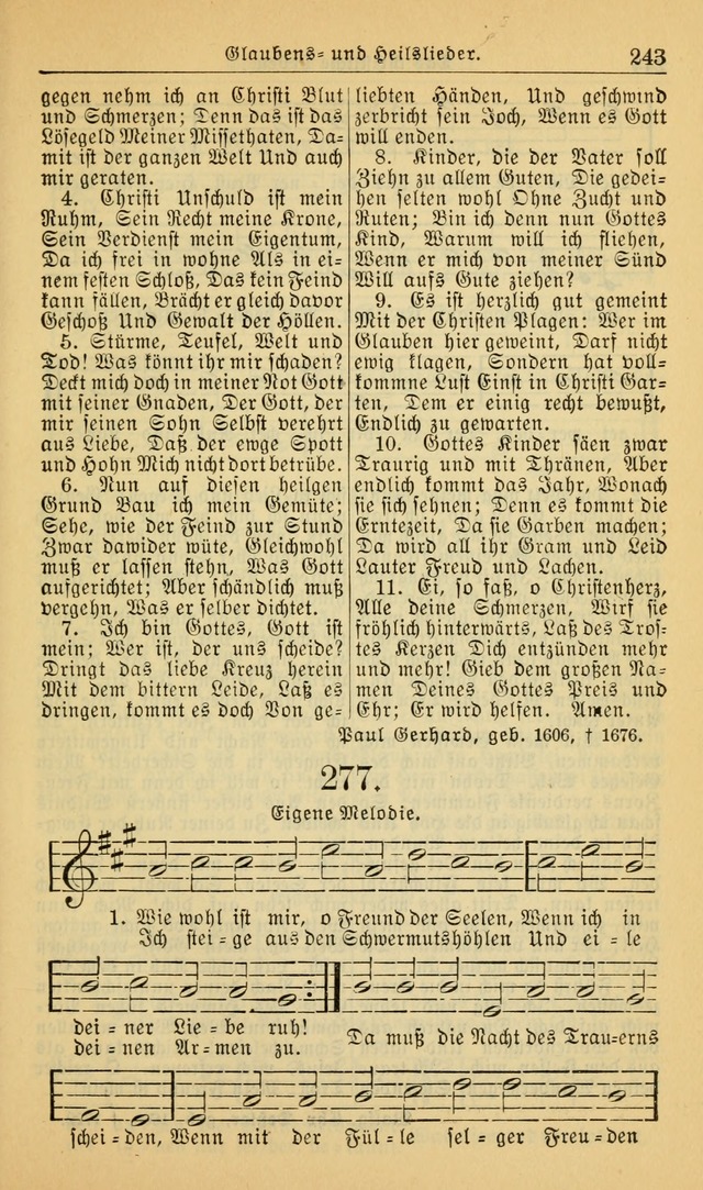 Evangelisches Gesangbuch: herausgegeben von der Deutschen Evangelischen Synode von Nord-Amerika (Revidierte Ausgabe) page 252
