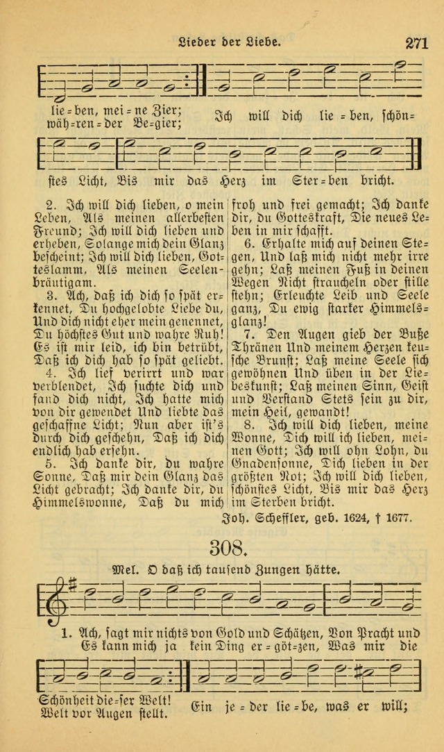 Evangelisches Gesangbuch: herausgegeben von der Deutschen Evangelischen Synode von Nord-Amerika (Revidierte Ausgabe) page 280