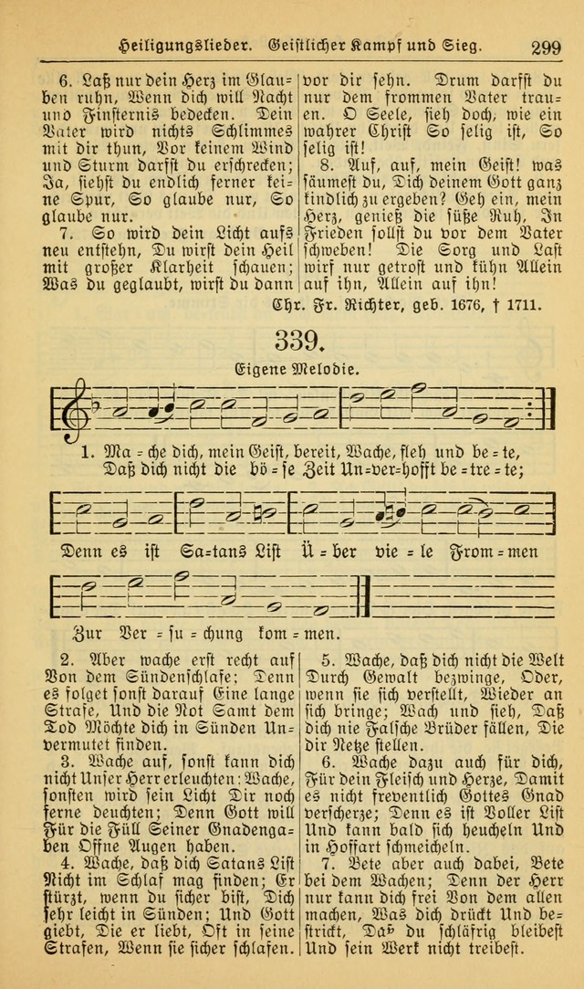 Evangelisches Gesangbuch: herausgegeben von der Deutschen Evangelischen Synode von Nord-Amerika (Revidierte Ausgabe) page 308