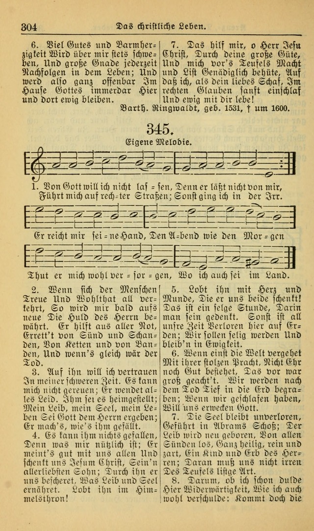 Evangelisches Gesangbuch: herausgegeben von der Deutschen Evangelischen Synode von Nord-Amerika (Revidierte Ausgabe) page 313