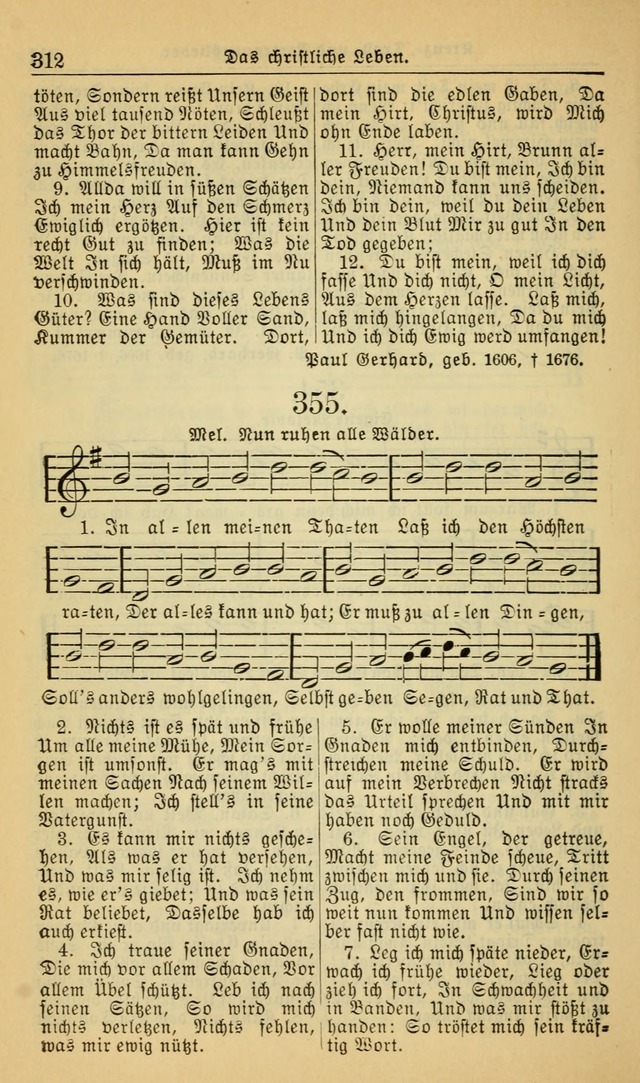 Evangelisches Gesangbuch: herausgegeben von der Deutschen Evangelischen Synode von Nord-Amerika (Revidierte Ausgabe) page 321