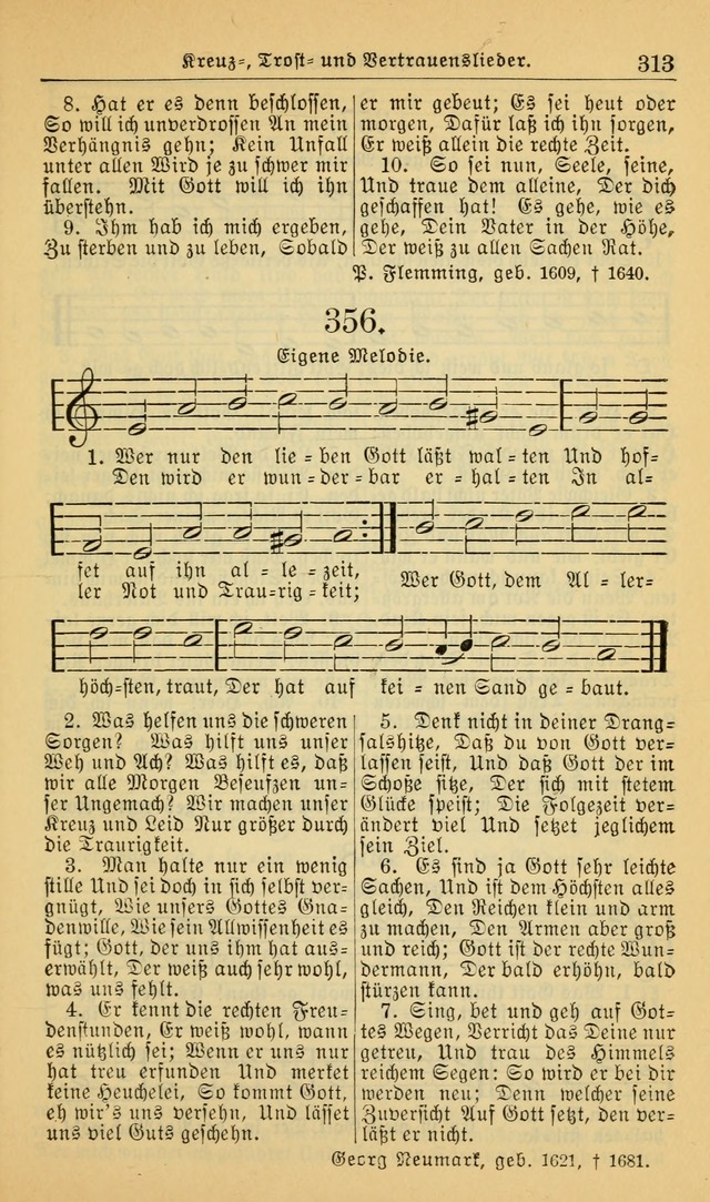 Evangelisches Gesangbuch: herausgegeben von der Deutschen Evangelischen Synode von Nord-Amerika (Revidierte Ausgabe) page 322