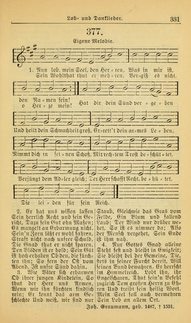 Evangelisches Gesangbuch: herausgegeben von der Deutschen Evangelischen Synode von Nord-Amerika (Revidierte Ausgabe) page 340