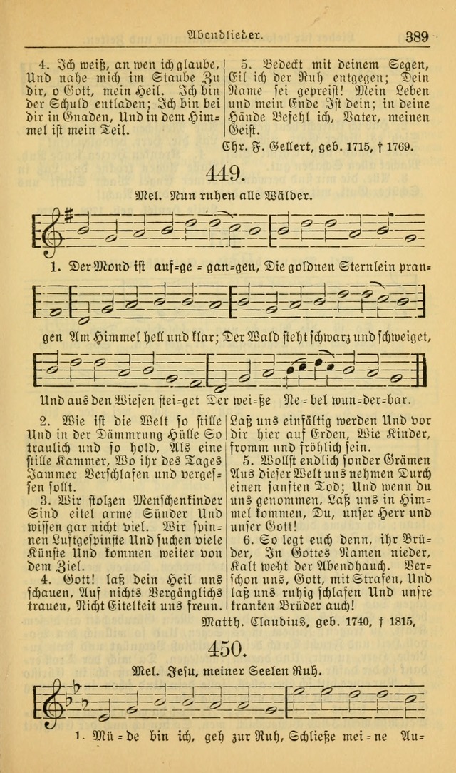 Evangelisches Gesangbuch: herausgegeben von der Deutschen Evangelischen Synode von Nord-Amerika (Revidierte Ausgabe) page 398