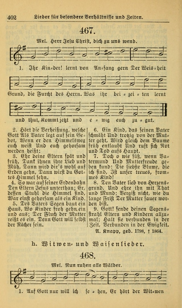 Evangelisches Gesangbuch: herausgegeben von der Deutschen Evangelischen Synode von Nord-Amerika (Revidierte Ausgabe) page 411