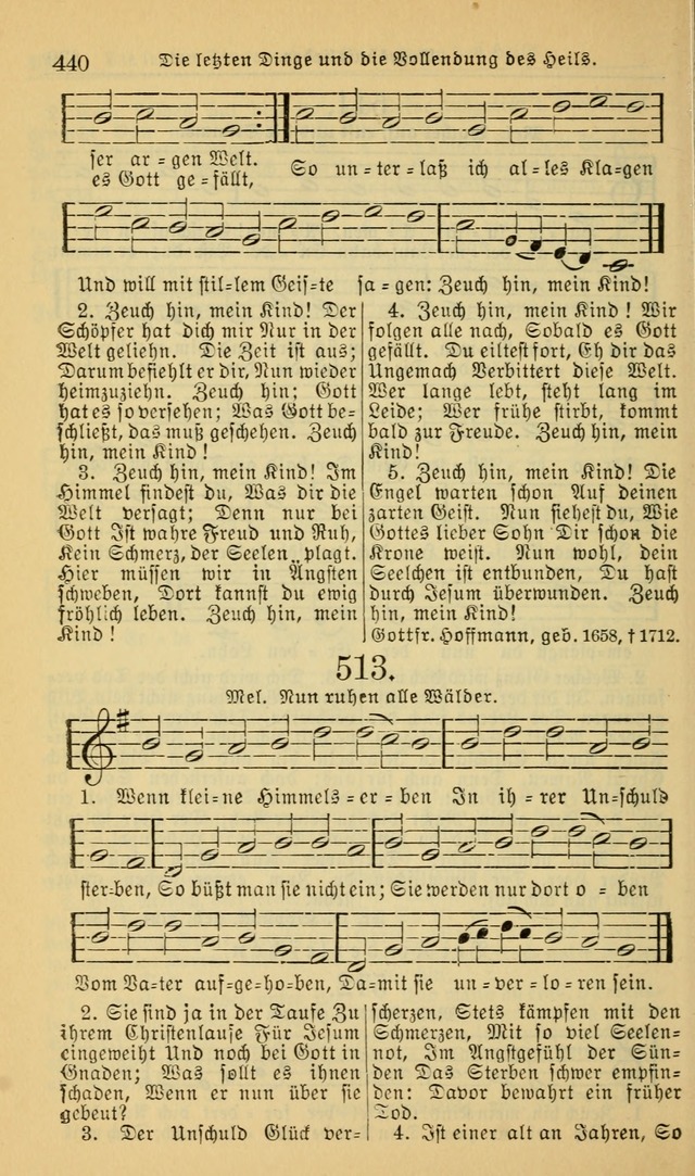 Evangelisches Gesangbuch: herausgegeben von der Deutschen Evangelischen Synode von Nord-Amerika (Revidierte Ausgabe) page 449