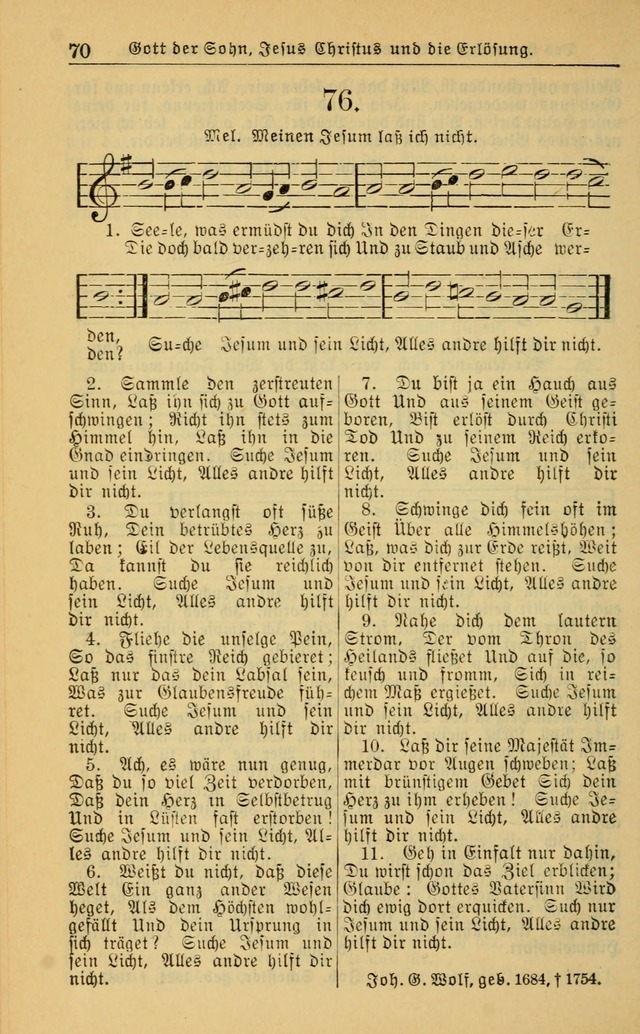 Evangelisches Gesangbuch: herausgegeben von der Deutschen Evangelischen Synode von Nord-Amerika (Revidierte Ausgabe) page 79