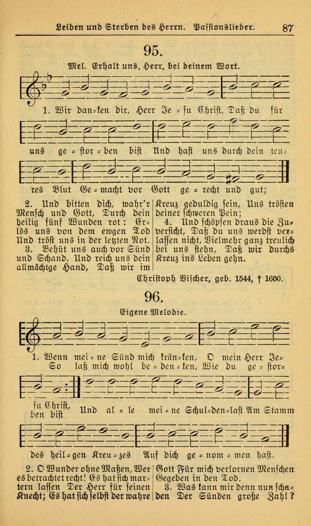 Evangelisches Gesangbuch: herausgegeben von der Deutschen Evangelischen Synode von Nord-Amerika (Revidierte Ausgabe) page 96