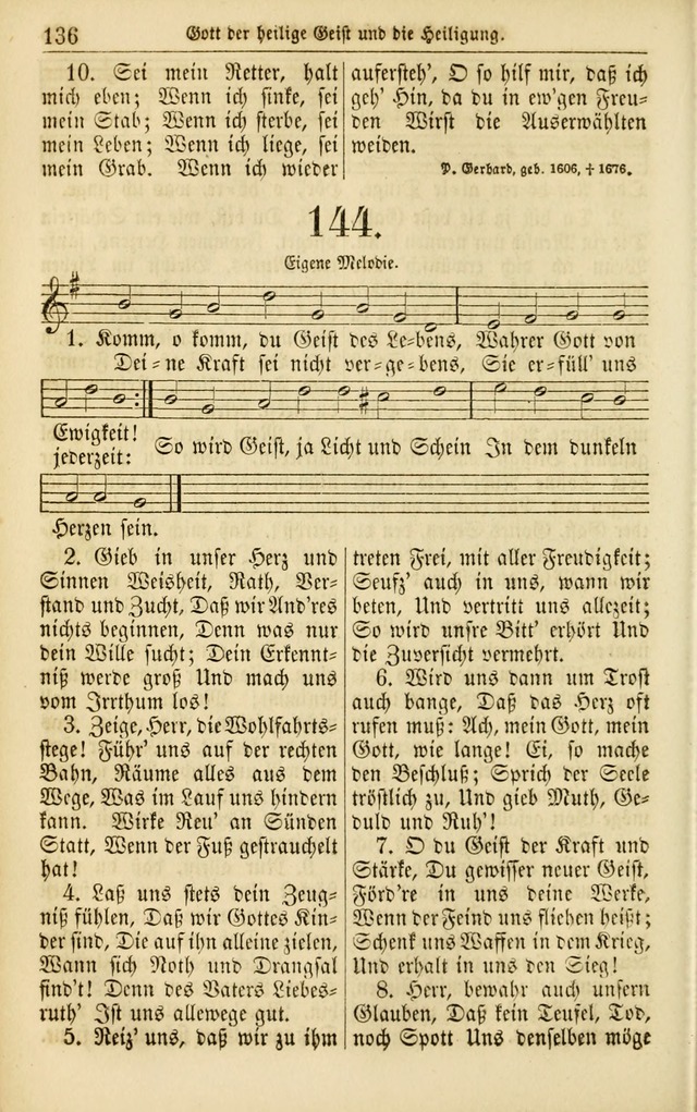 Evangelisches Gesangbuch: herausgegeben von dem Evangelischen Kirchenvereindes Westens page 145