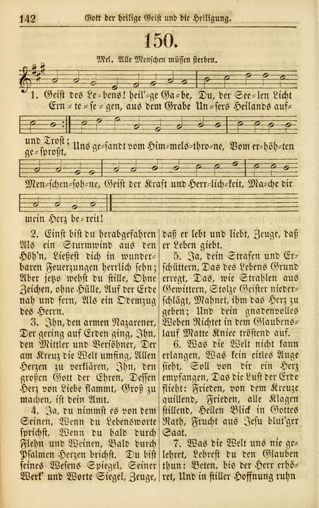Evangelisches Gesangbuch: herausgegeben von dem Evangelischen Kirchenvereindes Westens page 151
